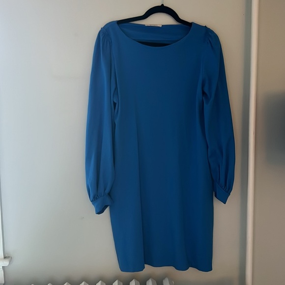 Adorable Cobalt Blue Designer Dorothee Schumacher Dress WITH POCKETS - Picture 1 of 6